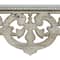 White Wood Farmhouse Wall Shelf, 10" x 48" x 8"